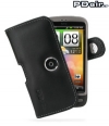 PDair Luxe Leather Case / Beschermtasje voor HTC Desire - POUCH