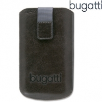 Bugatti SlimCase Leather / Luxe Pouch Atlantic Grey - Maat Medium