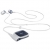 Nokia BH-214 Stereo Music Bluetooth Headset in-ear Clip-on White