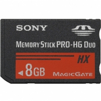 Sony 8GB Memory Stick PRO-HG Duo HX v. oa Full HD Video (30Mb/s)