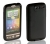 Silicone Protective Skin Case / Hoesje Black voor HTC Desire