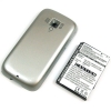 Accu Batterij Extended 2800mAh + Silver Cover voor HTC Touch Pro2