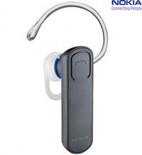 Nokia BH-108 Bluetooth Headset Stone / Black (Oorhaak)