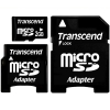 Transcend 2GB MicroSD Card Transflash met 2 Adapters - TS2GUSD-2