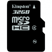 Kingston 32GB MicroSDHC Card Class 4 met SD-Adapter