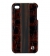 Trexta Snap on Cover Leather & Wood Series Ebony Apple iPhone 4