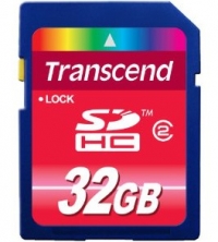 Transcend 32GB SDHC Card Class 2 - TS32GSDHC2
