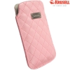 KRUSELL Coco Luxe Leather Mobile Pouch Tasje Pink Maat XL | 95157