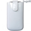 Bugatti SlimCase Leather / Luxe Pouch Tasje Glossy White - Maat M