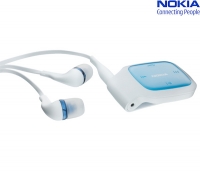 Nokia BH-214 Stereo Music Bluetooth Headset in-ear Azure (2011)
