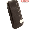 KRUSELL Gaia Luxe Leather Mobile Pouch Tasje Bruin Maat XL 95307