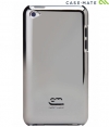 Case-Mate Barely There Case Metallic Silver + Folie iPod Touch 4G