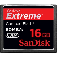 Sandisk 16GB Extreme Compact Flash UDMA (CF-Kaart, 60MB/s, 400x)