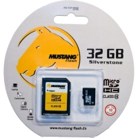 Mustang-Flash 32GB MicroSDHC Card Class 10 met SD-Adapter