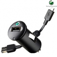 Sony Ericsson AN401 Compact USB Car Charger 1.2A + MicroUSB Cable