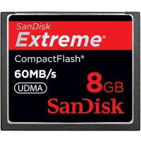 Sandisk 8GB Extreme Compact Flash UDMA (CF-Kaart, 60MB/s, 400x)