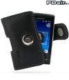 PDair Luxe Leather Case Tasje Sony Ericsson X10 Mini Pro - POUCH
