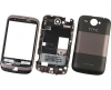 HTC Wildfire Complete Cover Replacement / Behuizing 5-delig Bruin