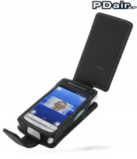 PDair Luxe Leather Case / Tasje v. Sony Ericsson Xperia X8 - FLIP