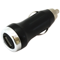 USB Autolader / USB Car Charger 2A / 2000mAh Mini Black