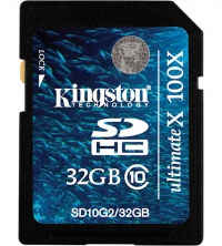 Kingston 32GB SDHC Card Class 10 UltimateX 100x 20MB/s