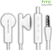 HTC RC E160 Stereo Headset met Microfoon en Music Controls White