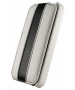 Dolce Vita Flip Case Leather White/Black voor Apple iPhone 4 / 4S
