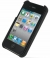 PDair Luxe Hard Case Leather Cover Black for Apple iPhone 4 4S