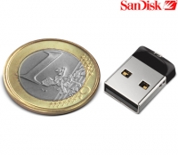 Sandisk 16GB Cruzer Fit USB 2.0 Flash Drive (Super klein formaat)