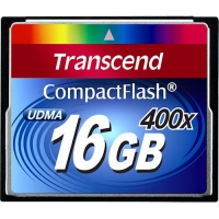 Transcend 16GB Compact Flash Premium 400x (90MB/s - 60MB/s)
