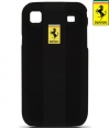 Ferrari Hard Case Faceplate Black Rubber Samsung Galaxy S i9000