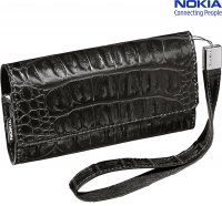 Nokia CP-522 Carrying Case / Draagtasje Glossy Black Croco Orig.