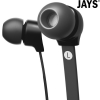JAYS a-Jays One in-Ear Oordopjes (Tangle free Flat Cable)
