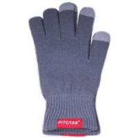 FitCase Touchscreen Gloves Wool Handschoenen Size S Grey