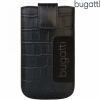 Bugatti SlimCase Leather Croco / Luxe Pouch Maat SL - Black