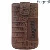Bugatti SlimCase Leather Croco / Luxe Pouch Maat SL - Light Brown