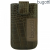 Bugatti SlimCase Leather Croco / Luxe Pouch Maat M - Green
