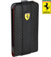 Ferrari Challenge Flip Leather Case / Leren Tasje v. iPhone 4/4S