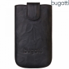 Bugatti SlimCase Leather / Luxe Pouch Unique Size M Carbon Black