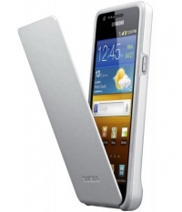 Samsung EF-C1A2WG Flip Leather Cover Galaxy S2 i9100 Orig. White
