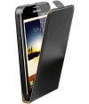 Premium Flip Case Hoesje Black voor Samsung Galaxy Note N7000