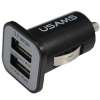 Usams USB Autolader met Krachtige Dual USB Connector (3.1A) Zwart