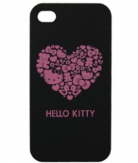 Hello Kitty Faceplate / Snap-On Hard Case for iPhone 4/4S - Zwart