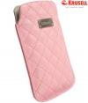KRUSELL Avenyn Luxe Leather Pouch Tasje Size XXL | 95339 - Roze
