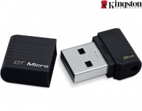Kingston 8GB DataTraveler Micro Zwart USB 2.0 Flash Drive