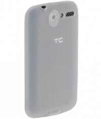 Silicone Protective Skin Case / Hoesje White voor HTC Desire