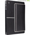 Case-Mate Venture Leather Folio Case & Stand Black for iPad 2 & 3