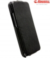 Krusell SlimCover Leather Flip Case / Leren Tas Samsung Galaxy S2