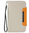 Kalaideng Leder Beschermtasje Book-style Wit voor HTC One S