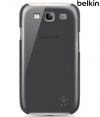 Belkin Shield Sheer Hard Shell Case Matt Black Samsung Galaxy S 3